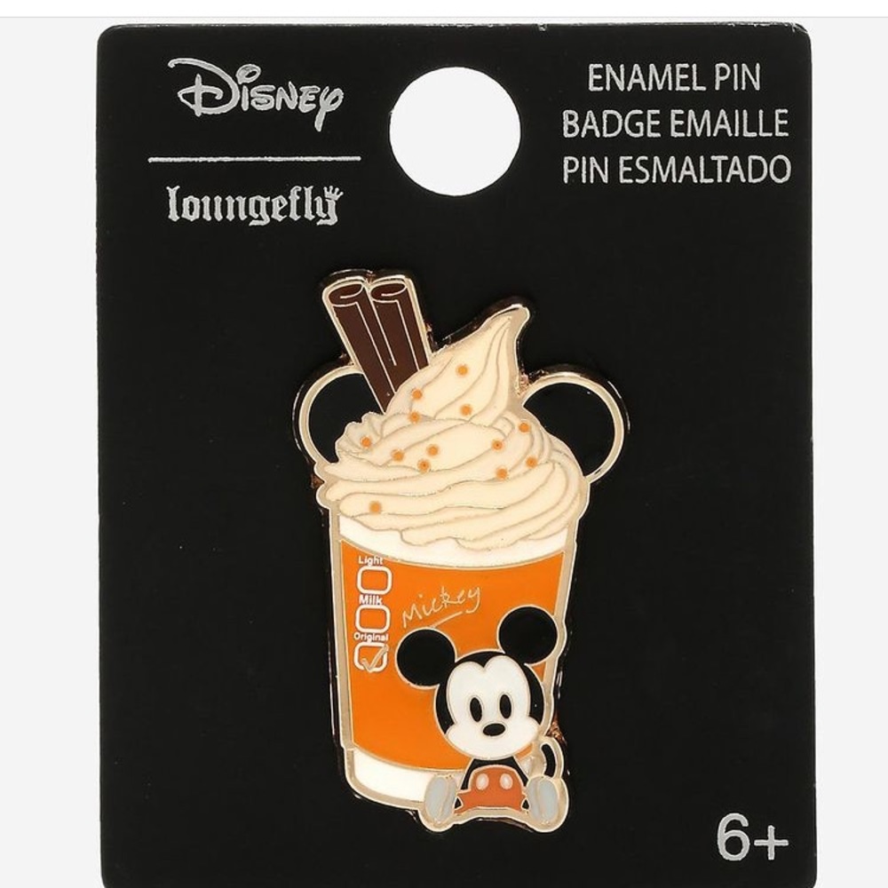 ****Disney Mickey Mouse Pumpkin Spice Latte Pin***
